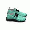 Aquamarine Weave - Black Soles