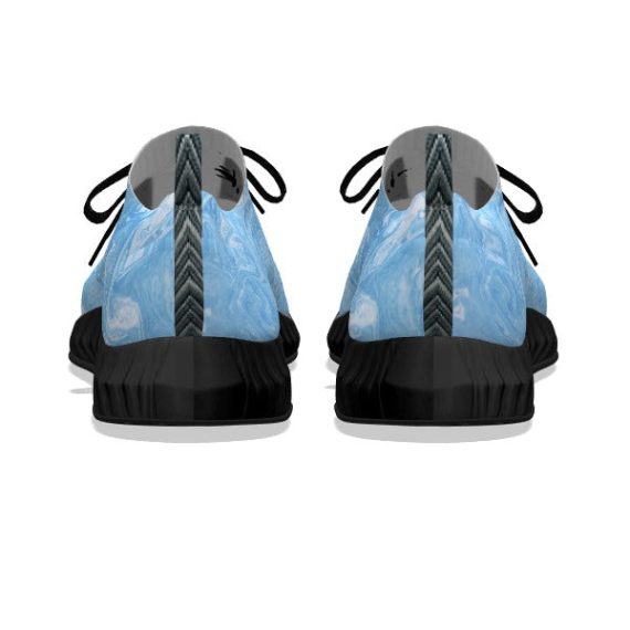 Baby Blue Water Stone - Black Soles